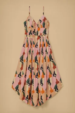 FARM Rio Robes Midi<Robe midi multicolore sans manches The Kiss