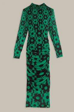 FARM Rio Robes Midi<Robe midi verte en tulle Lovedaisy