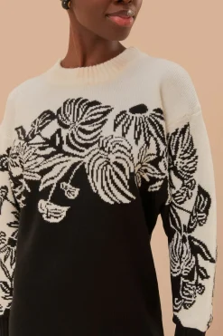FARM Rio Pulls Et Sweat-shirts<Robe pull en tricot Surreal Garden