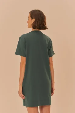 FARM Rio T-shirts<Robe t-shirt verte Adidas Farm Rio