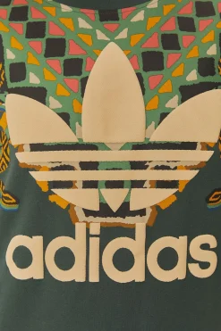 FARM Rio T-shirts<Robe t-shirt verte Adidas Farm Rio