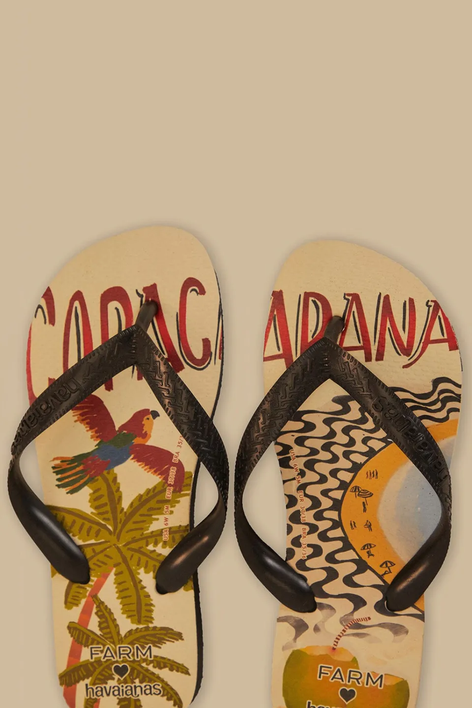 FARM Rio Des Sandales<Sandales Havaianas Farm Copacabana