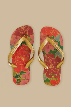 FARM Rio Des Sandales<Sandales Havaianas solaires Farm Chita