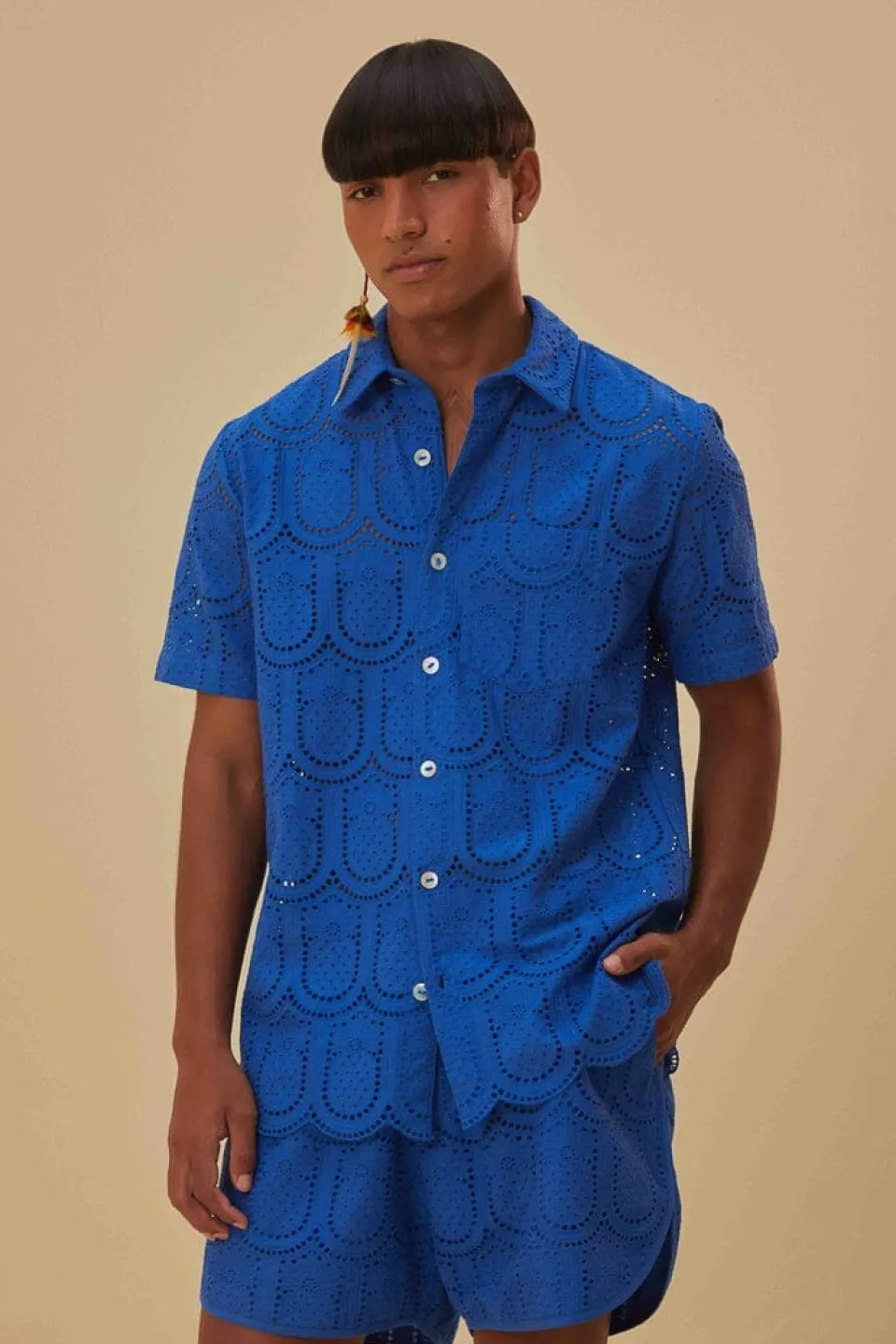 FARM Rio Shorts<Short à œillets ananas