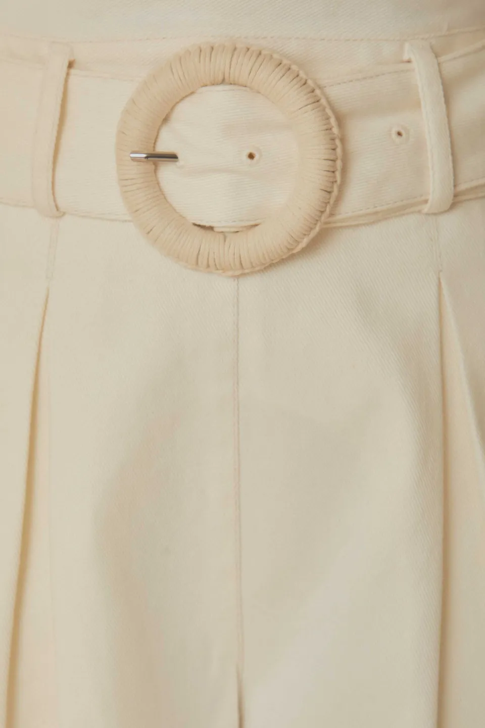 FARM Rio Shorts<Short blanc à ceinture Festone