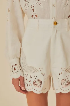 FARM Rio  Shorts<Short brodé Richelieu