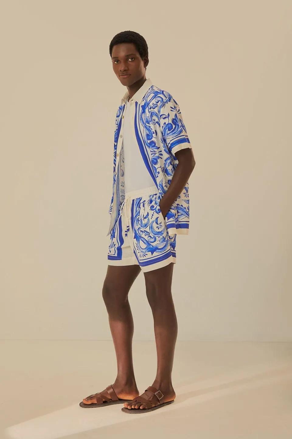 FARM Rio Shorts<Short Carreaux de Jardin
