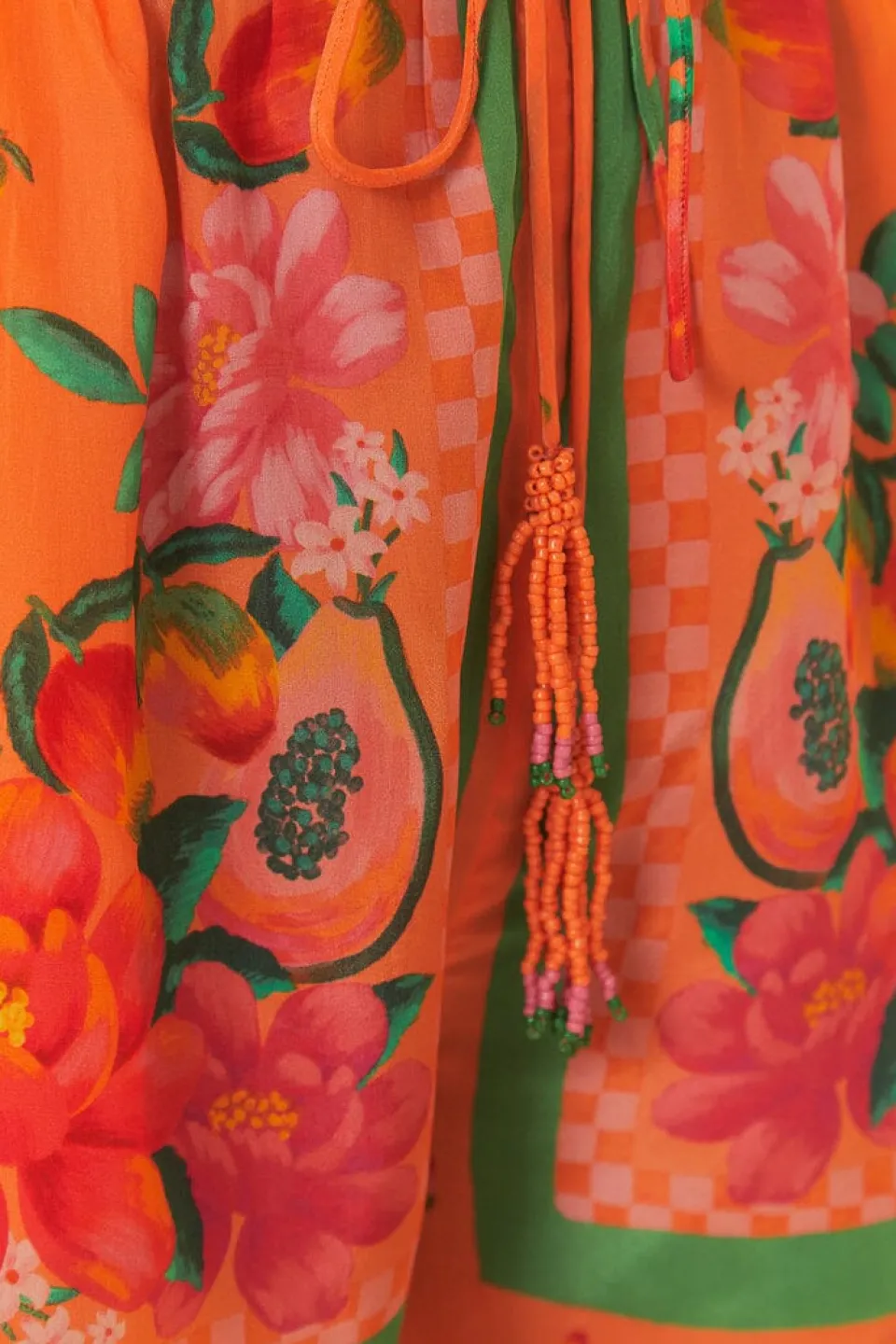 FARM Rio Shorts<Short écharpe Orange Fruit Garden