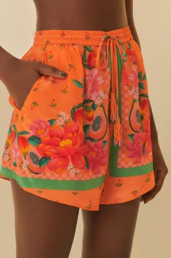 FARM Rio Shorts<Short écharpe Orange Fruit Garden