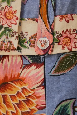 FARM Rio Shorts<Short en lin Euroflax™ bleu Wonderful Bouquet