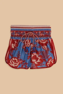 FARM Rio Shorts<Short en nylon bleu Lace Garden