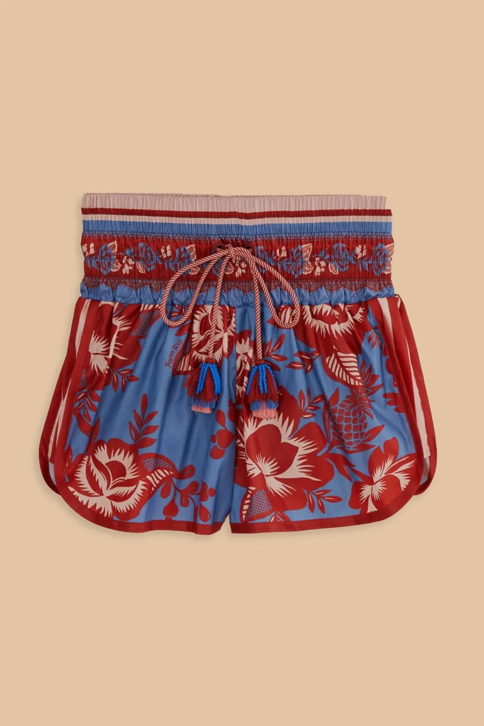 FARM Rio Shorts<Short en nylon bleu Lace Garden