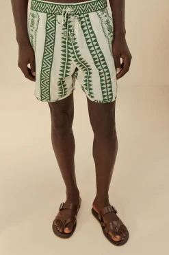FARM Rio Shorts<Short Jacquard Ananas