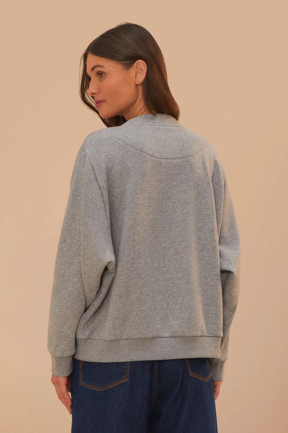 FARM Rio Pulls Et Sweat-shirts<Sweat-shirt gris Farm Rio
