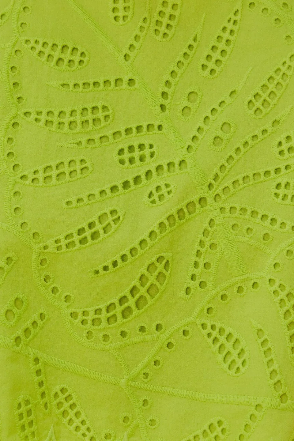 FARM Rio Hauts Courts<Top court vert à œillets Monstera