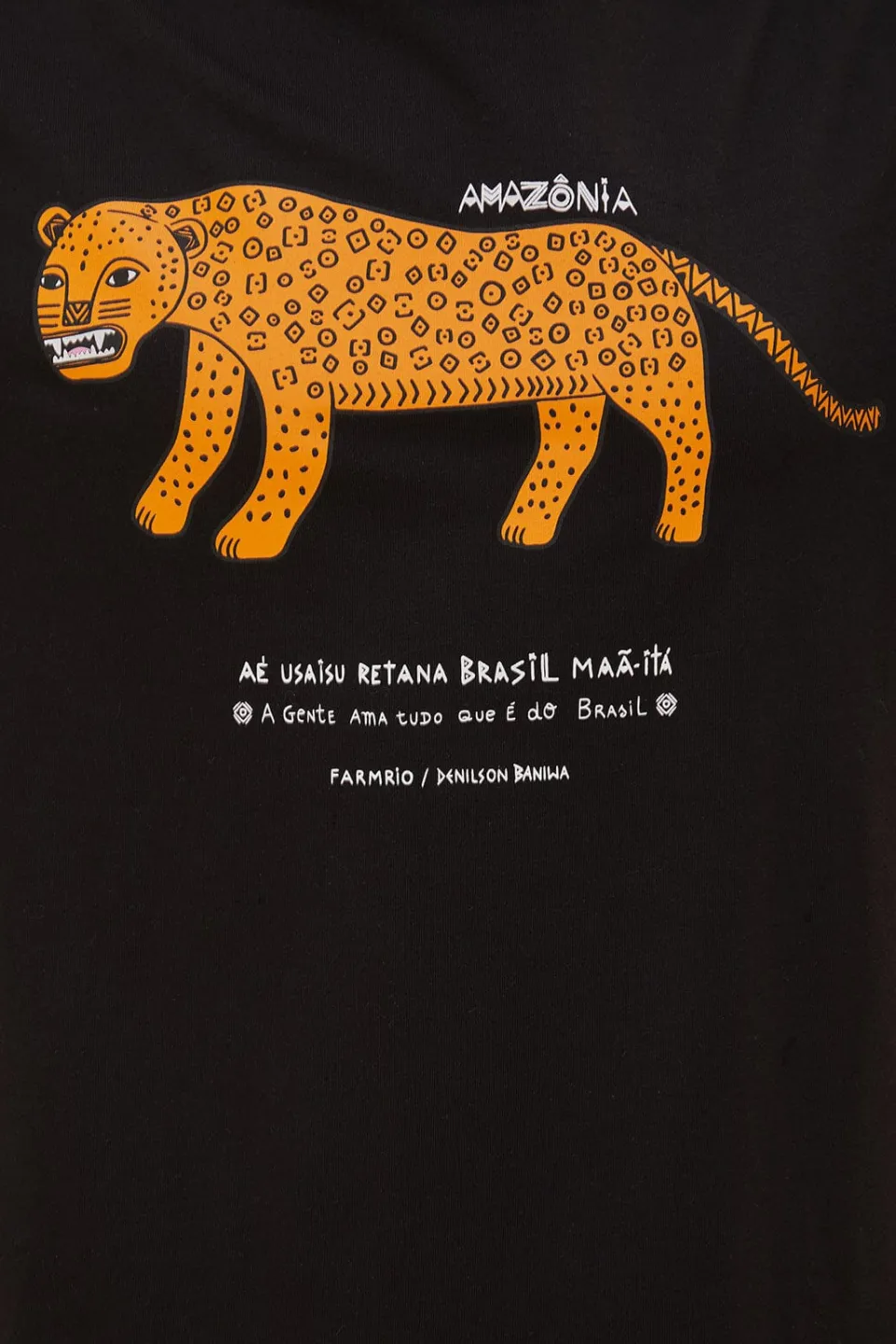 FARM Rio T-shirts<T-shirt décontracté en coton biologique Amazonia noir