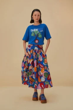 FARM Rio T-shirts<T-shirt en coton biologique Blue Beet Farm To Table