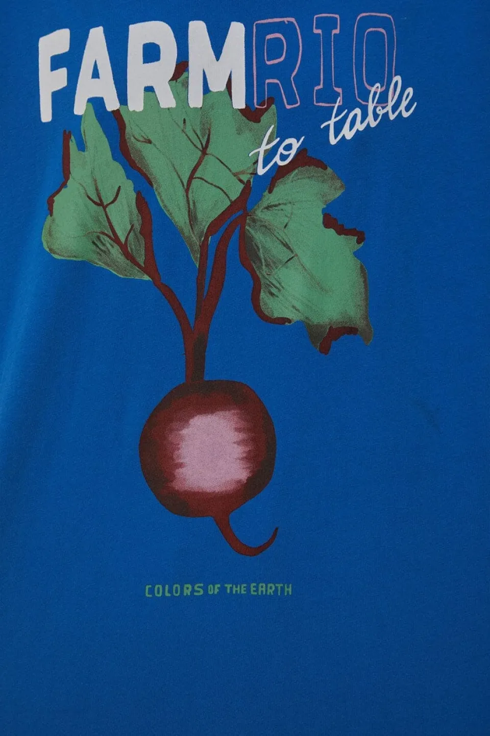 FARM Rio T-shirts<T-shirt en coton biologique Blue Beet Farm To Table