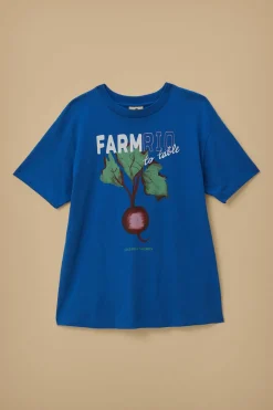 FARM Rio T-shirts<T-shirt en coton biologique Blue Beet Farm To Table