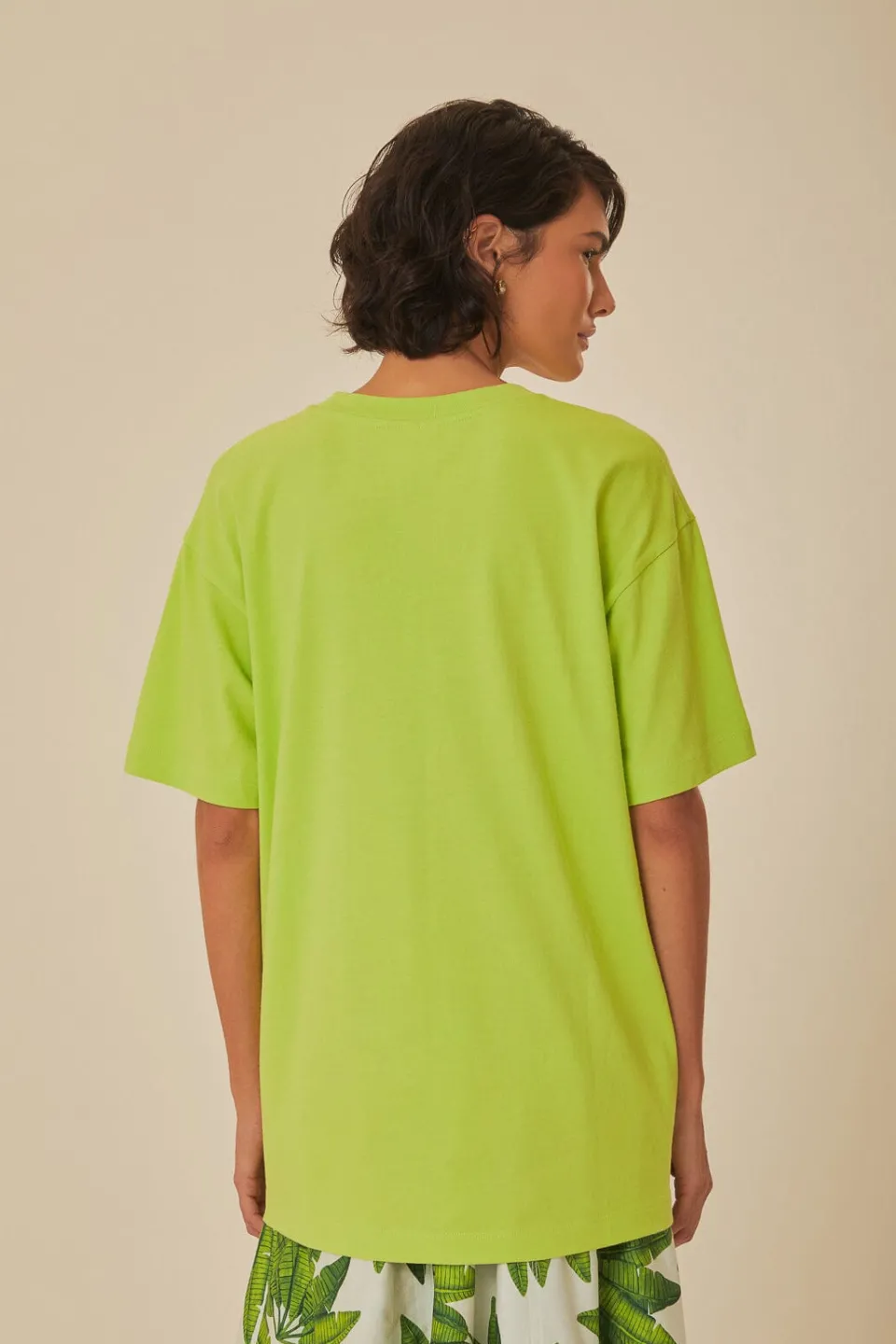 FARM Rio T-shirts<T-shirt en coton biologique vert Sounds Like Brasil