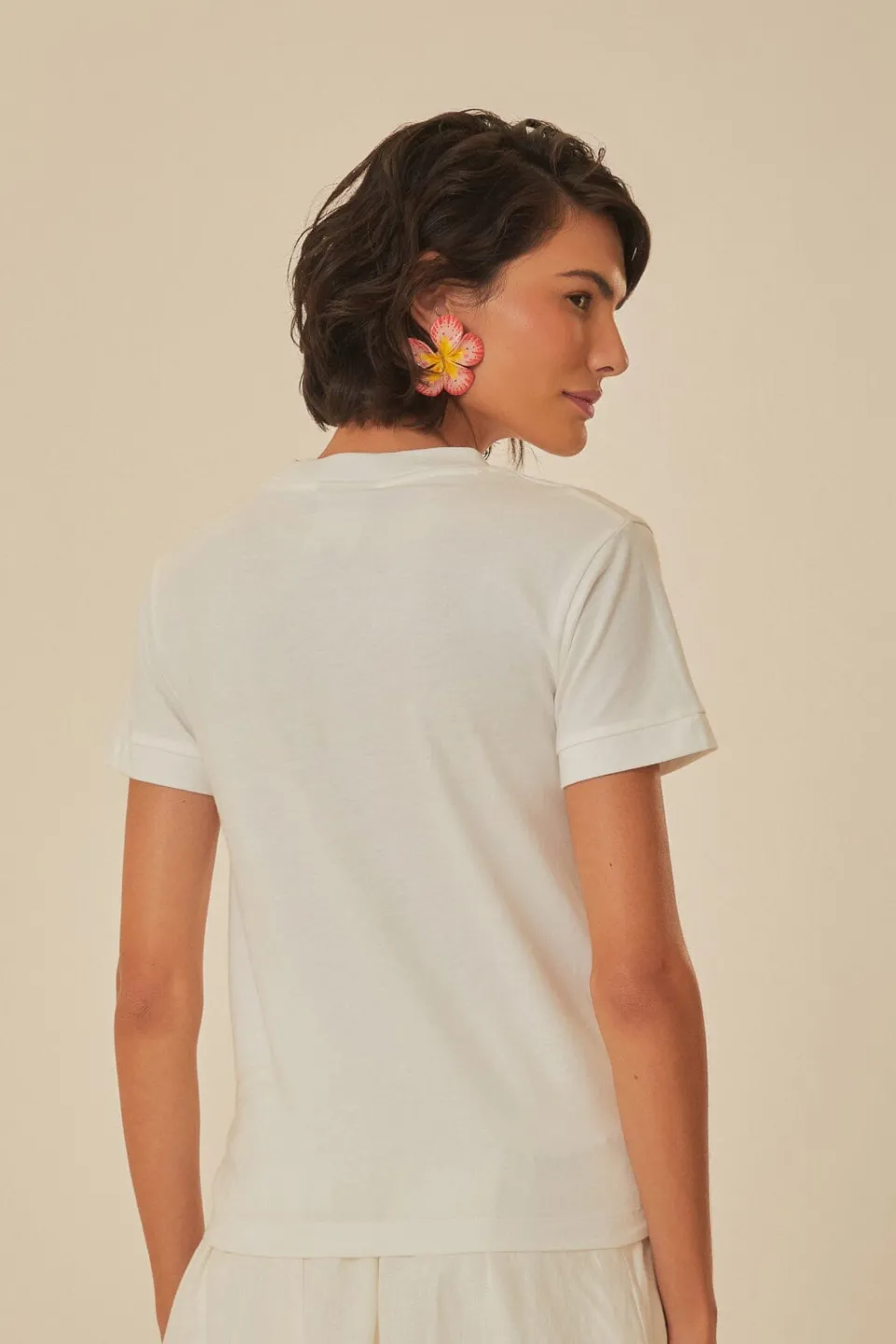 FARM Rio T-shirts<T-shirt pour bébé en coton biologique blanc. on dirait le Brésil