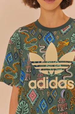 FARM Rio T-shirts<T-shirt vert Adidas Farm Rio