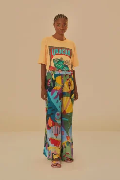 FARM Rio T-shirts<Urucum T-shirt coupe relax