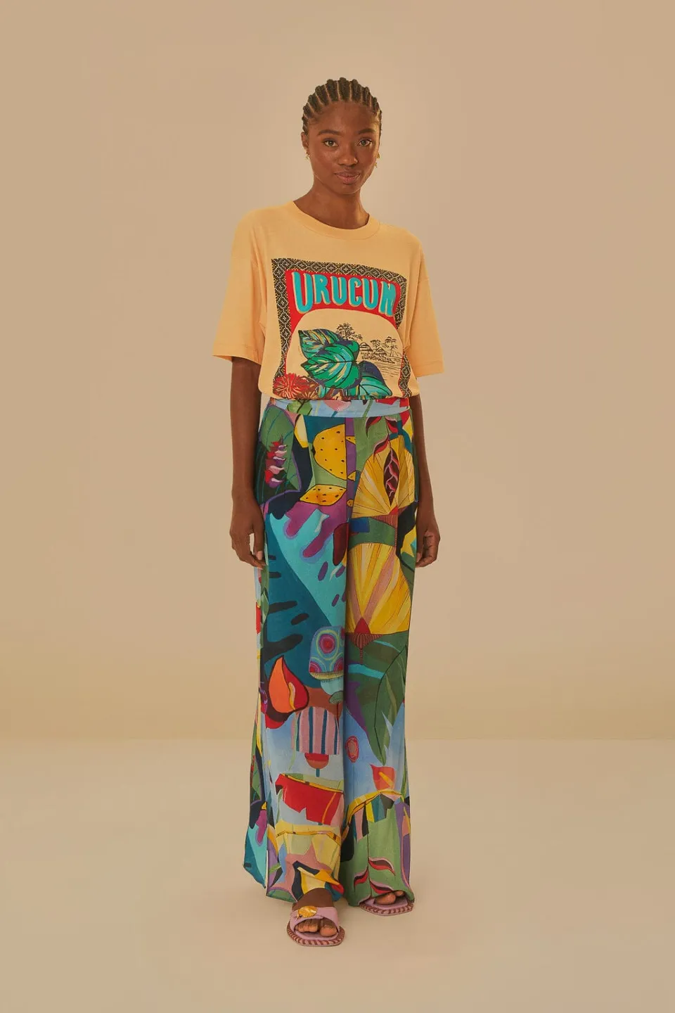 FARM Rio T-shirts<Urucum T-shirt coupe relax